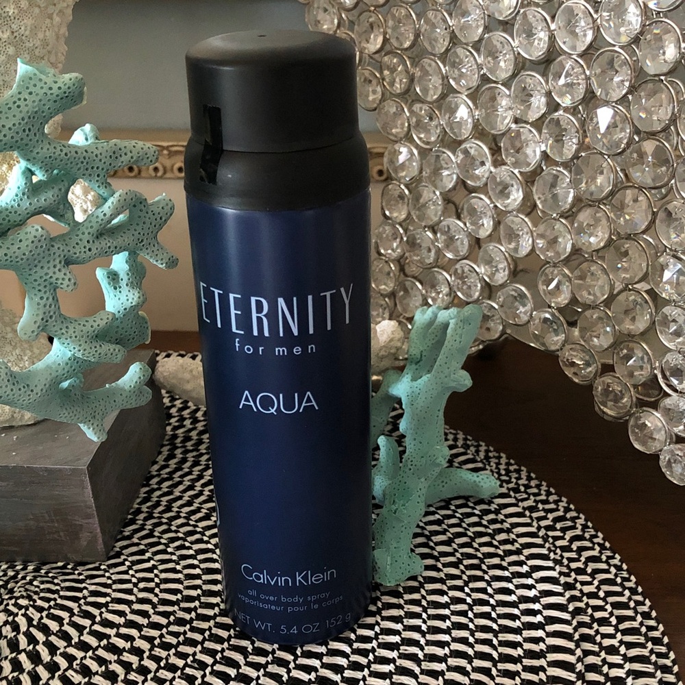 New with seal. Calvin Klein Aqua Eternity for Men Body Spray. Size 5.4 oz.